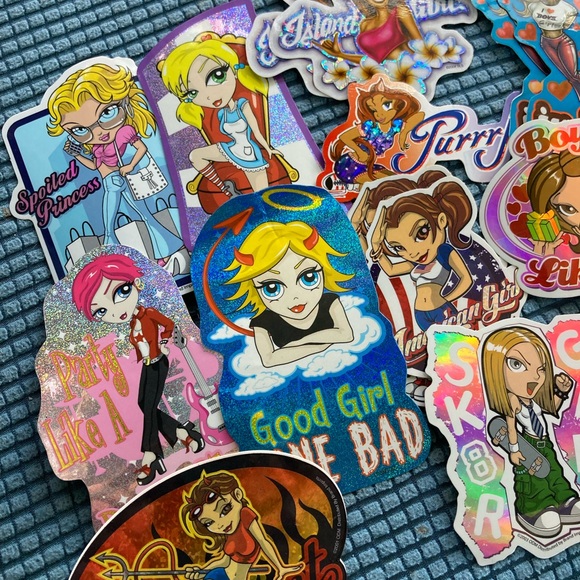 HUGE VINTAGE LOT STICKERS - Picture 15 of 16